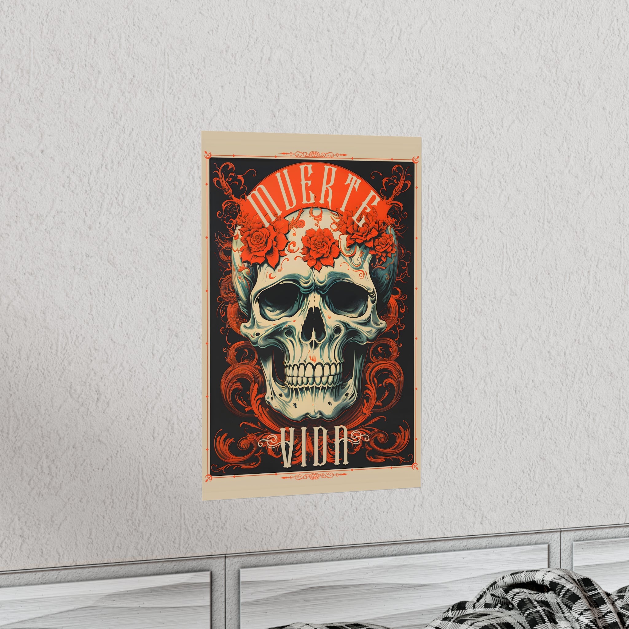Muerte Vida Mortal Lux Premium Matte Vertical Poster