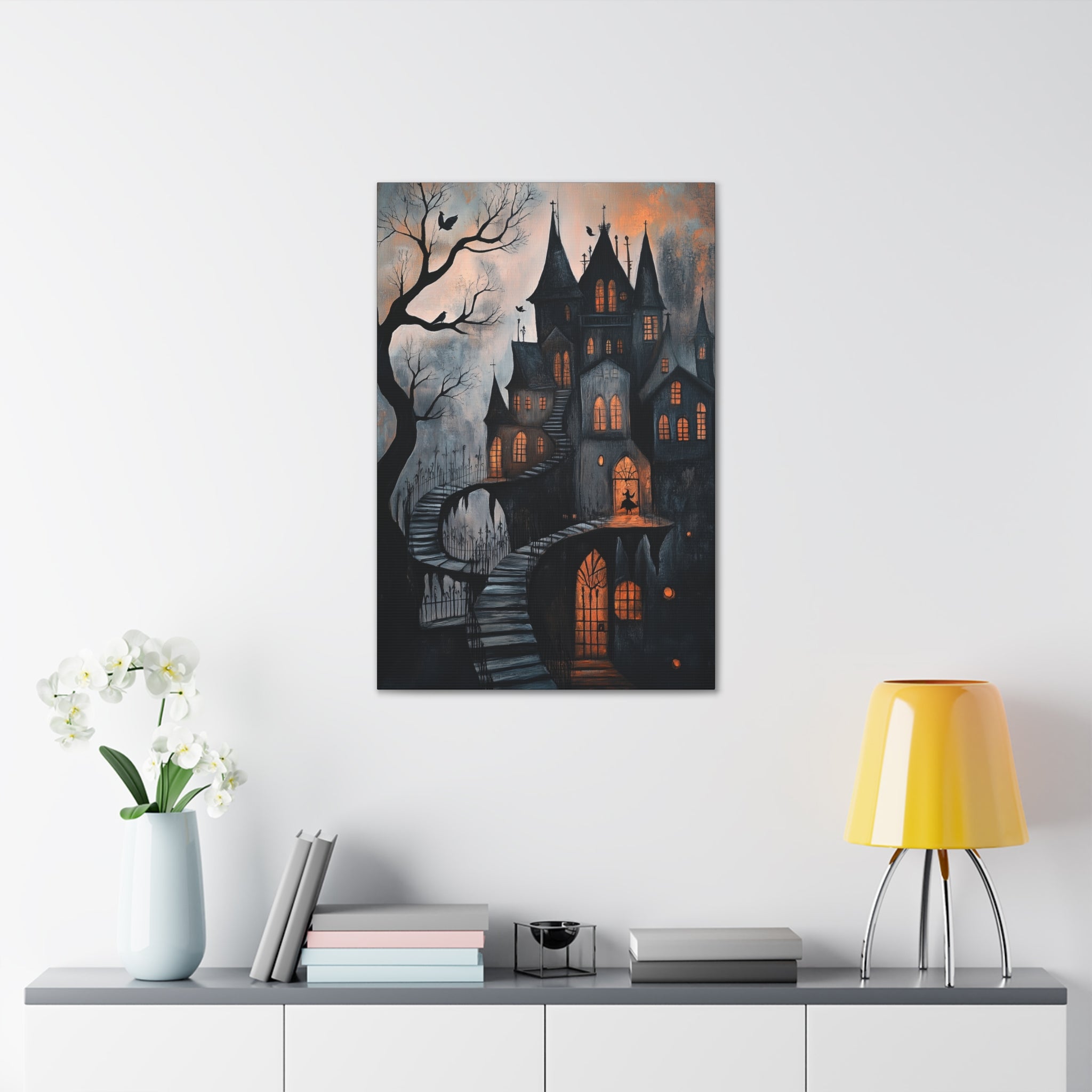 Shadow Town Canvas Print