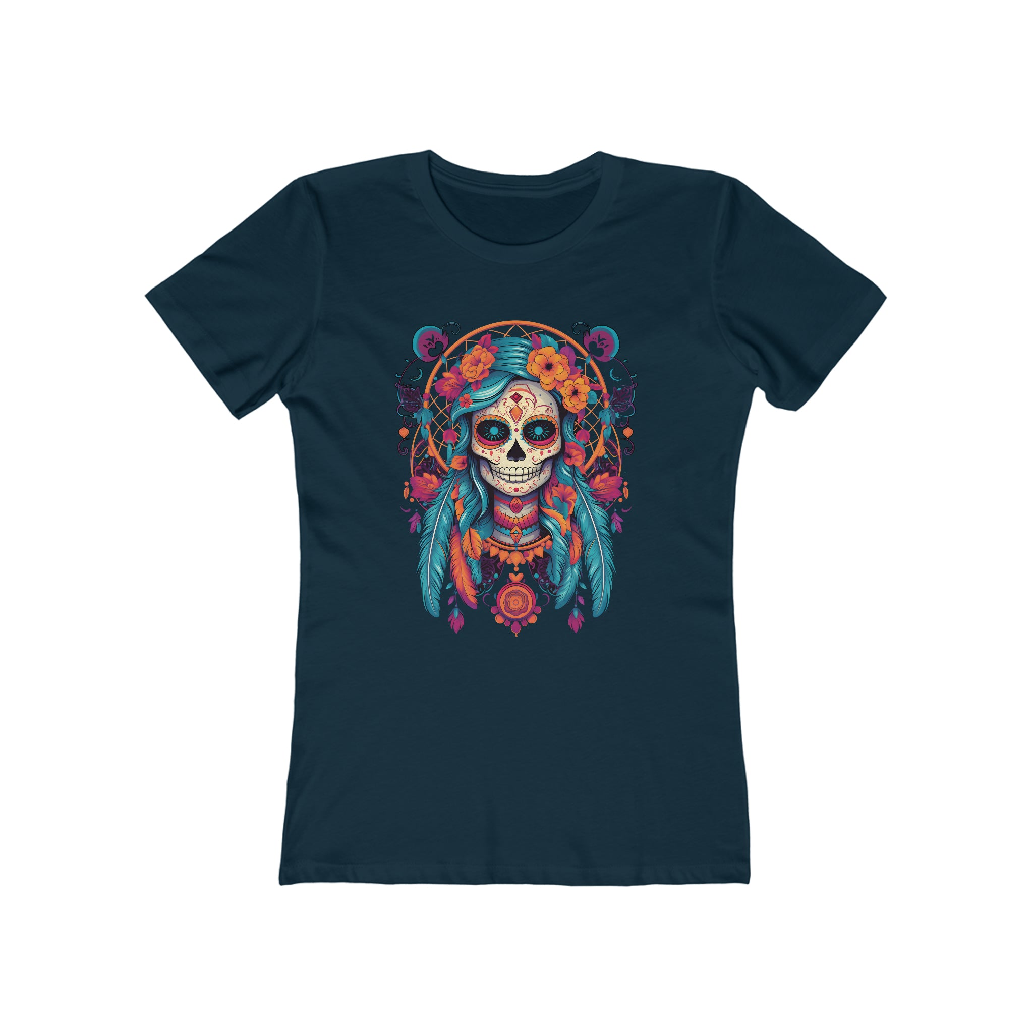 The Dreaming Skull  Womens Halloween Graphic Tee