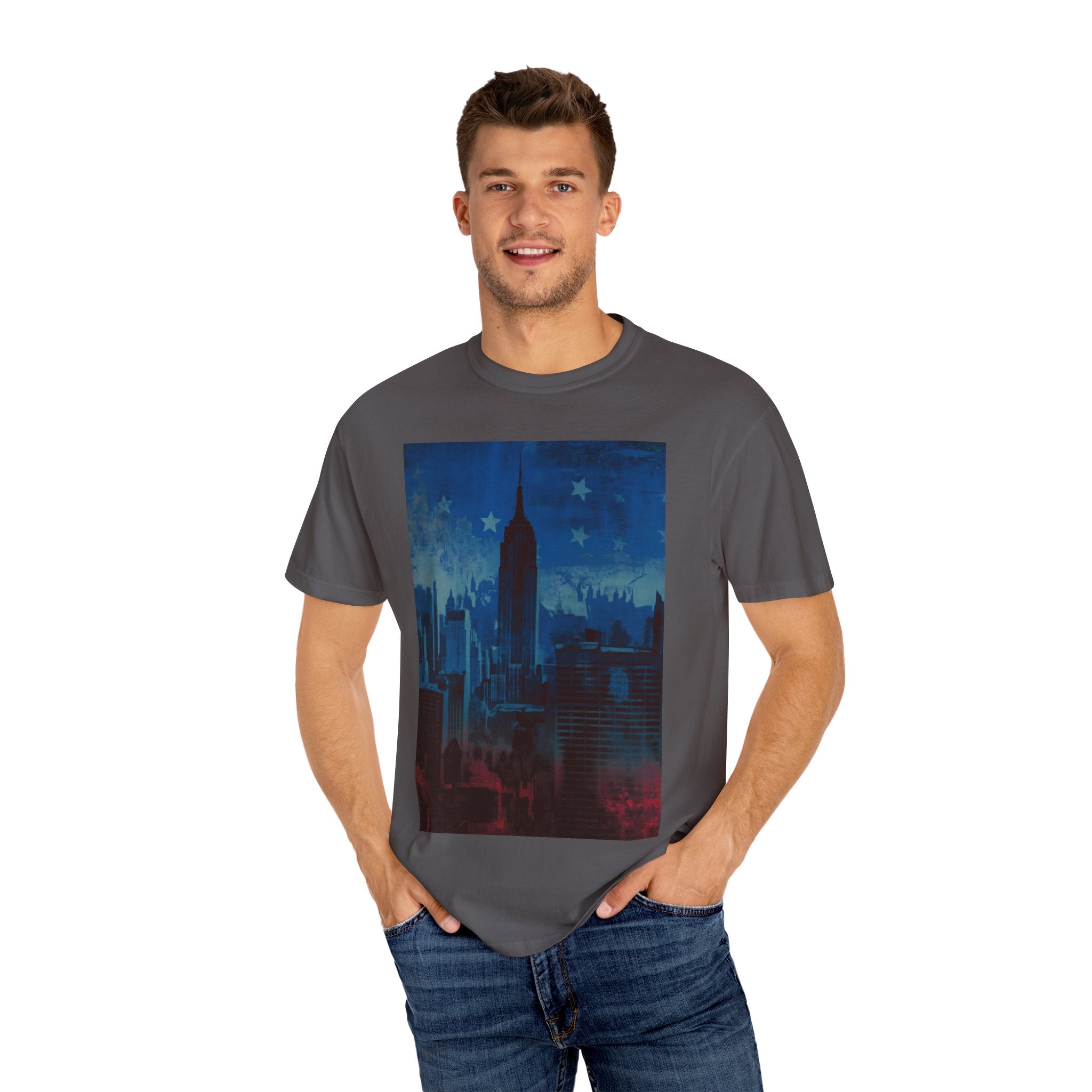 NYC USA Mens WUNDERLAND Short Sleeve Tee