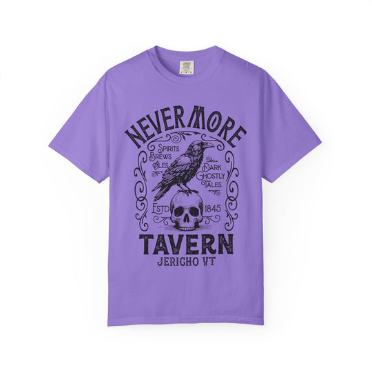 Nevermore Tavern Mens WUNDERLAND Backyard Dept Halloween Booteek Short Sleeve Tee