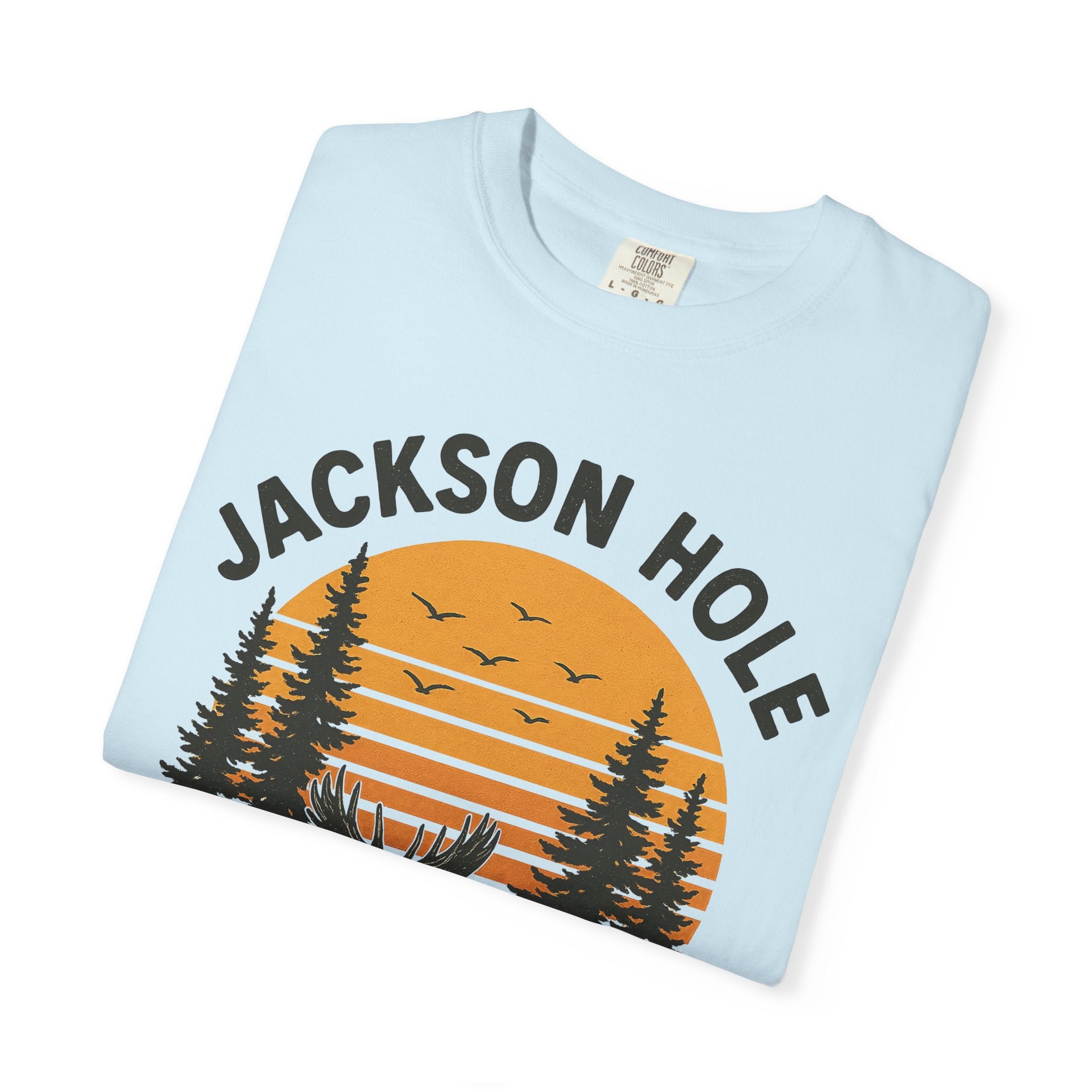 JACKSON HOLE WYOMING DEERS Mens WUNDERLAND Short Sleeve Tee
