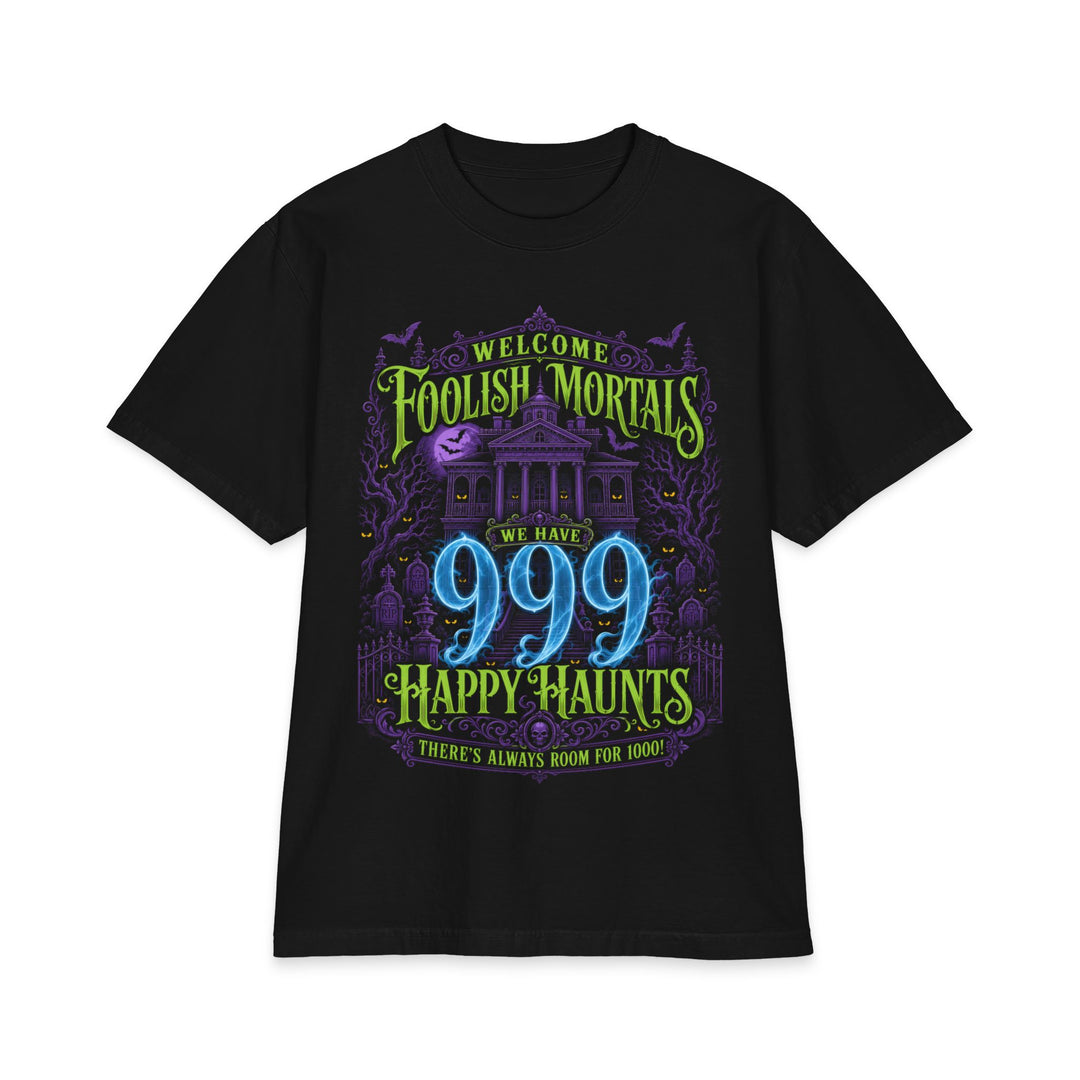 Happy Haunts Heavyweight Boxy Fit Halloween Tee