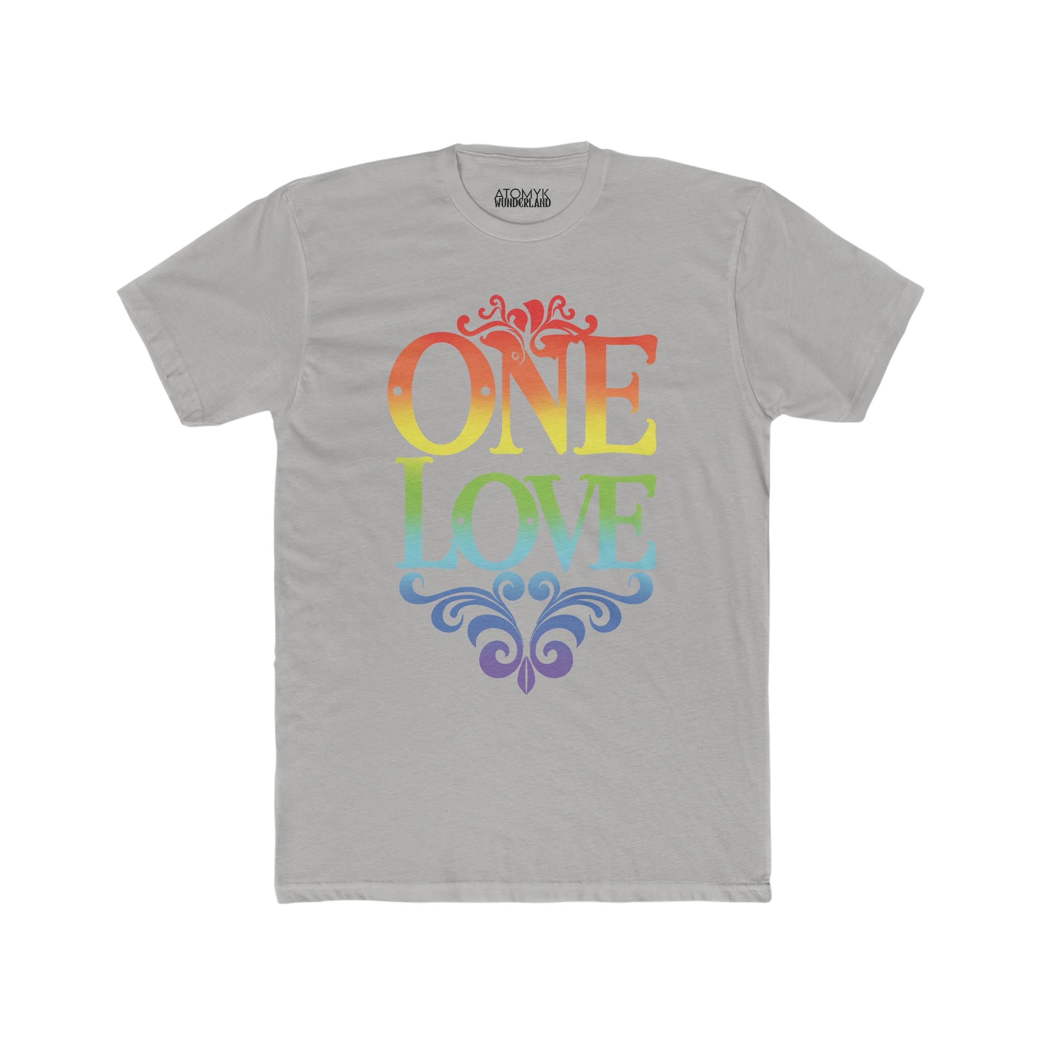 One Love Rainbow Blend Mens Pride 24 Graphic Tee