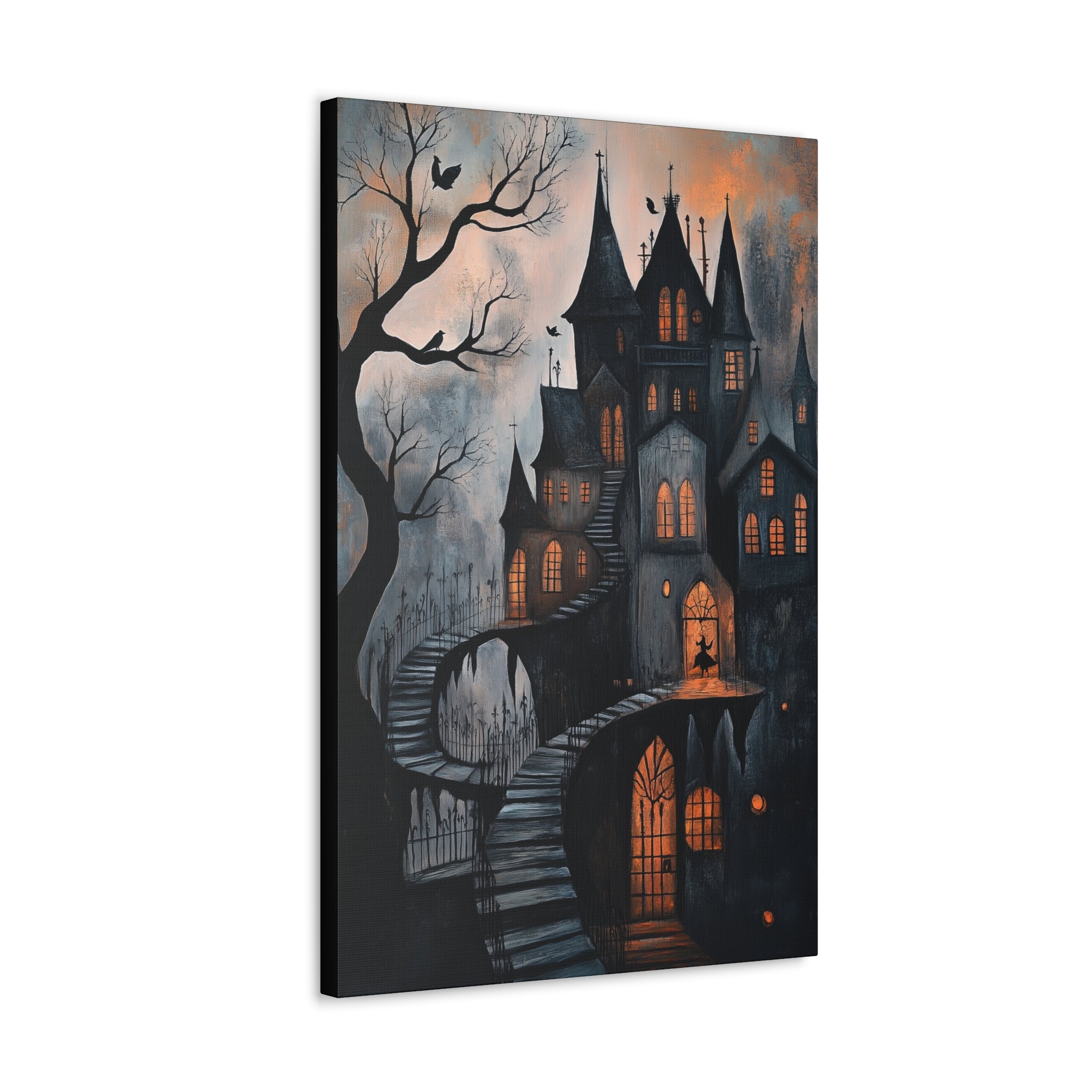 Shadow Town Canvas Print