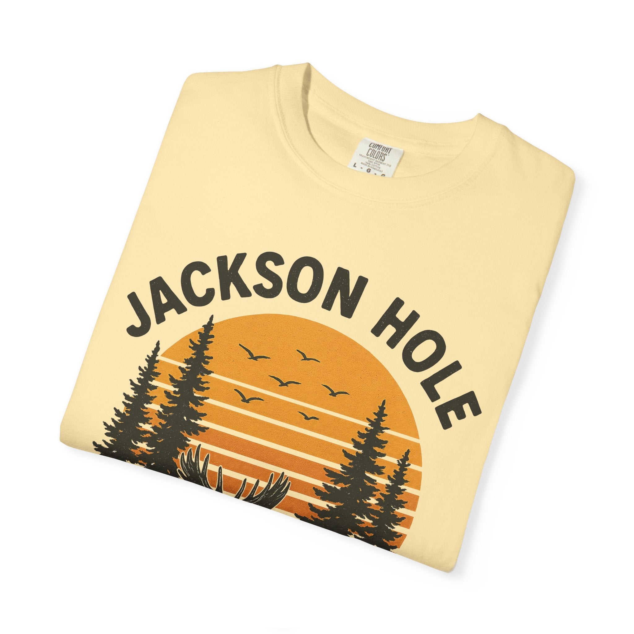 JACKSON HOLE WYOMING DEERS Mens WUNDERLAND Short Sleeve Tee