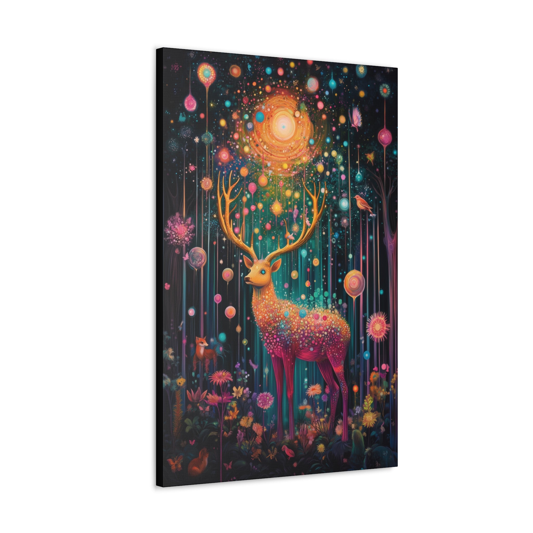 Luminous Woodlands Canvas Print