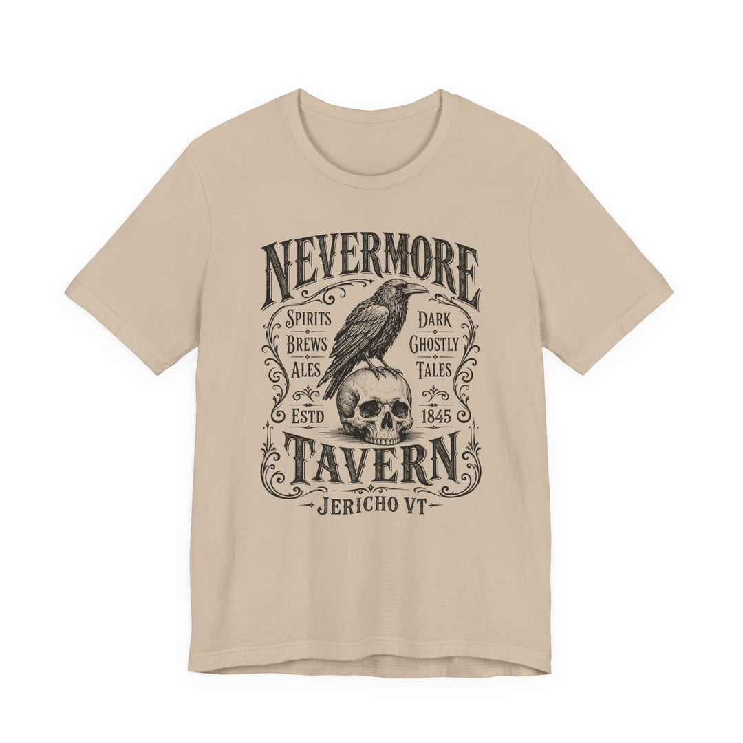 Nevermore Tavern Raven &amp; Skull Gothic Pub Men&