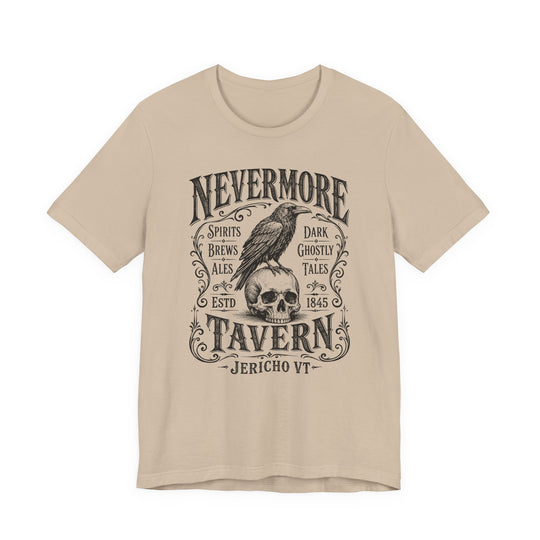Nevermore Tavern Raven &amp; Skull Gothic Pub Men&