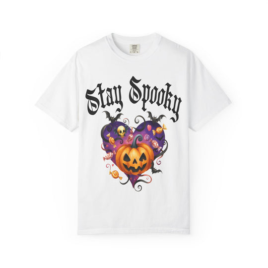 Stay Spooky Gothic Pumpkin Heart Womens WUNDERLAND Backyard Dept Halloween Booteek Short Sleeve Tee