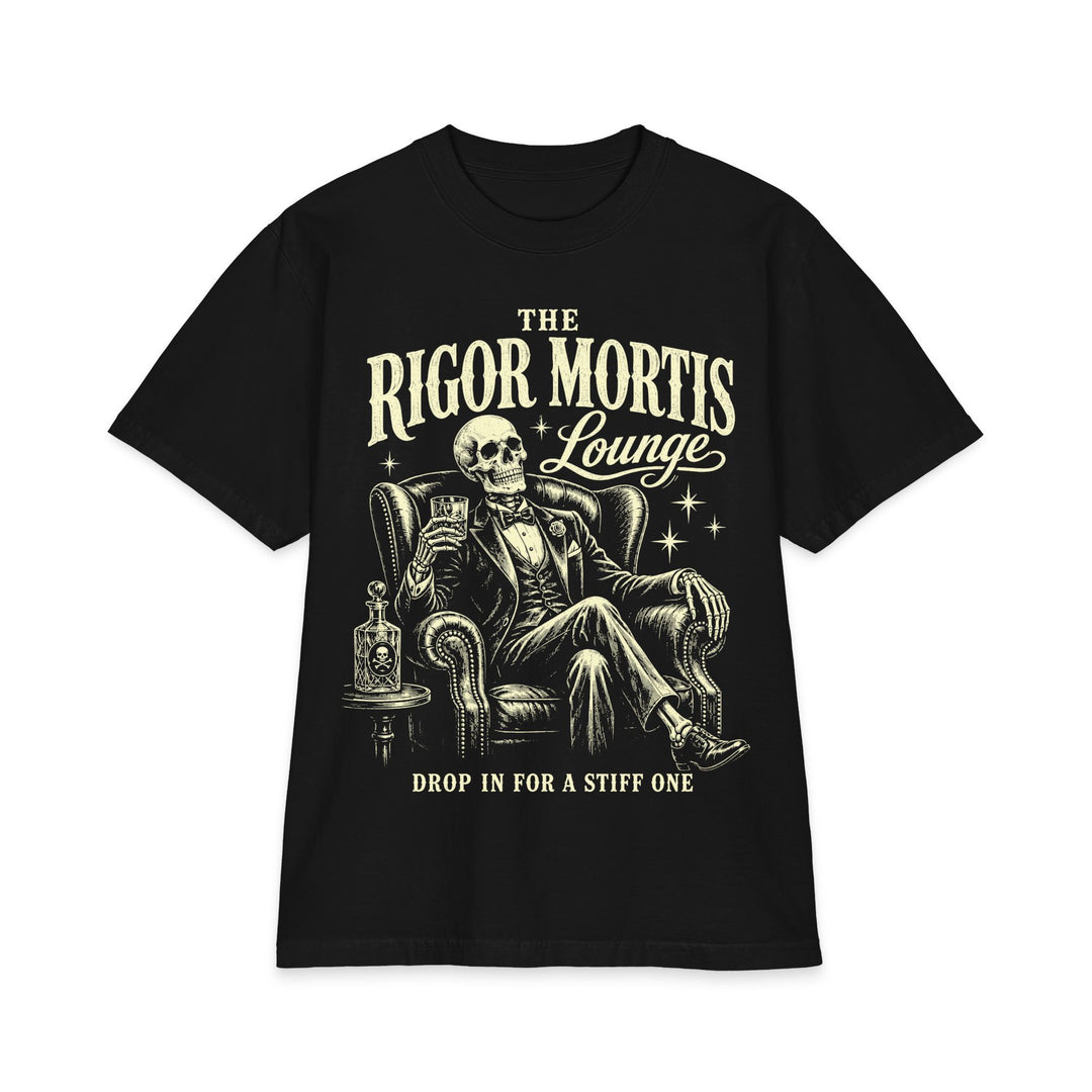 The Rigor Mortis Lounge Heavyweight Boxy Fit Halloween Tee