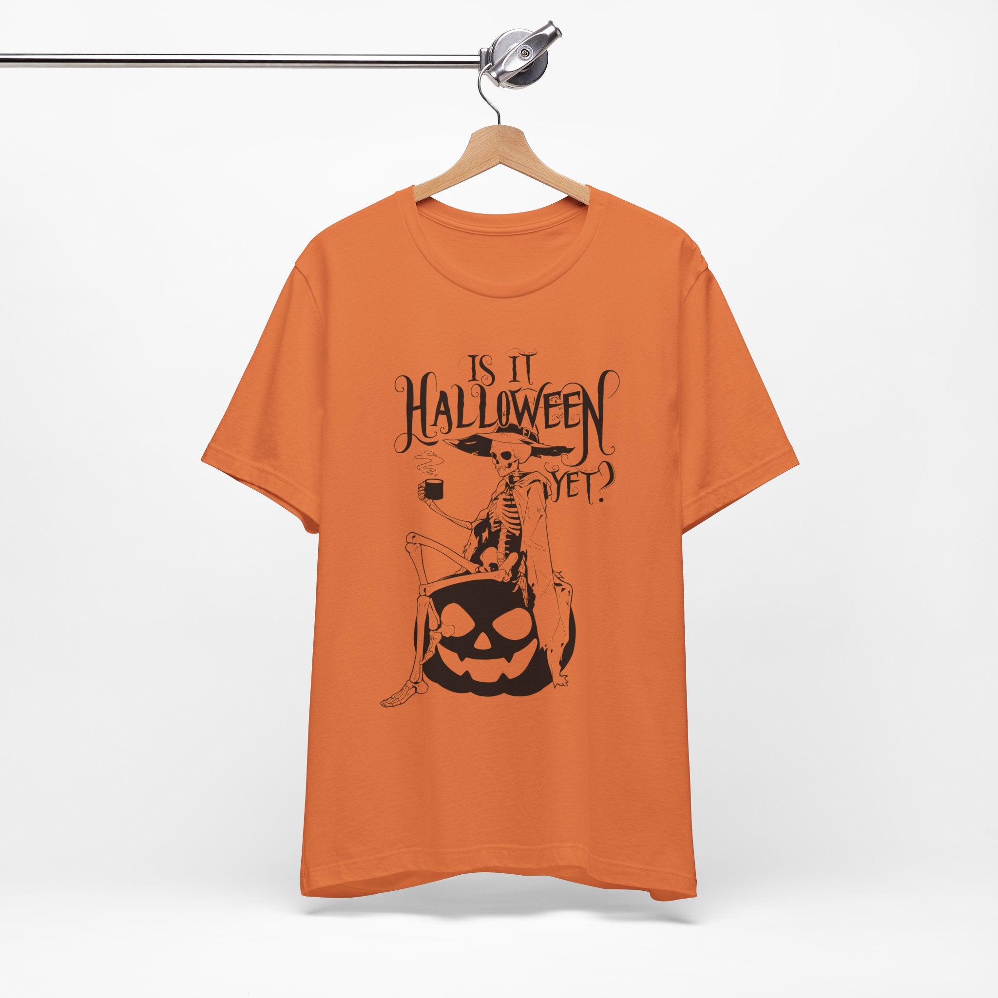 Is It Halloween Yet Witch Pumpkin Womens Halloween Booteek Jersey Short Sleeve Tee