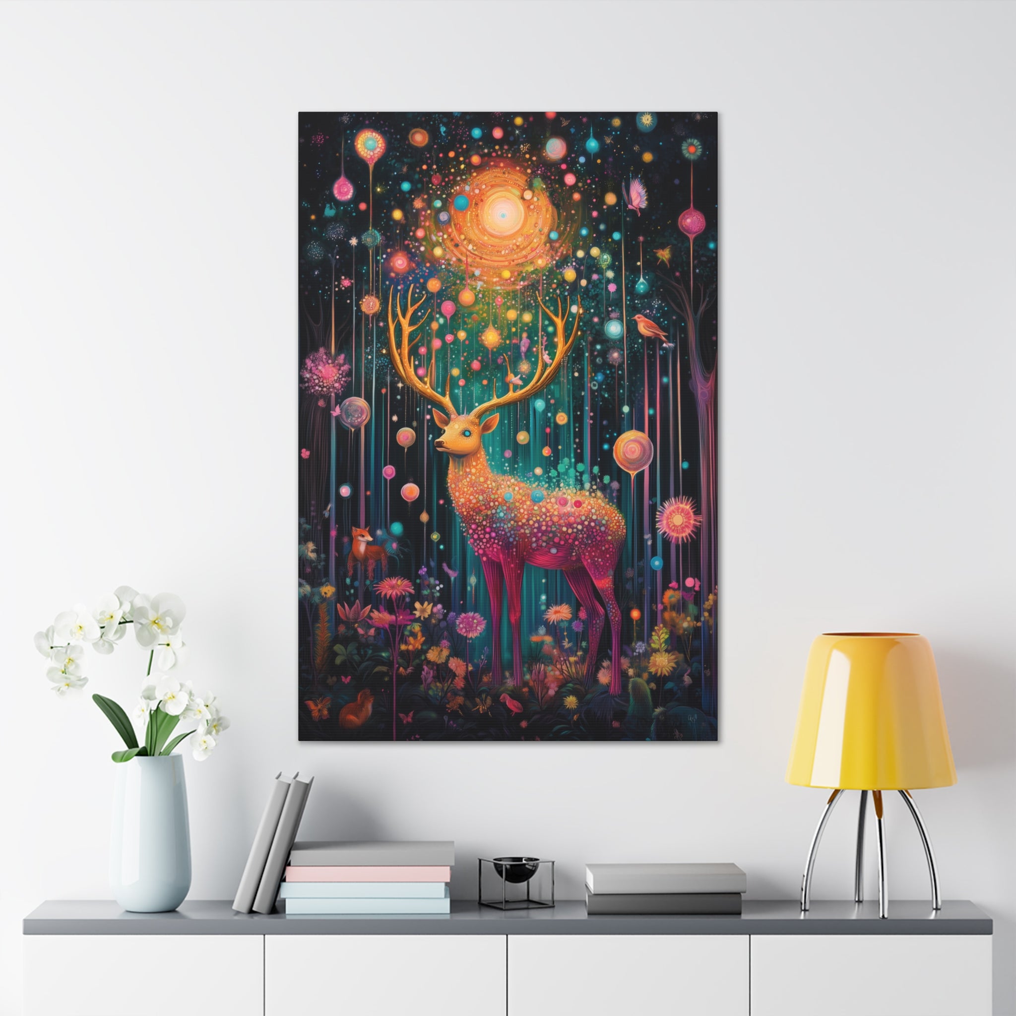 Luminous Woodlands Canvas Print