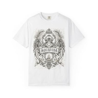 Diving To The Deep Mens AQUA VIDA Short Sleeve Tee