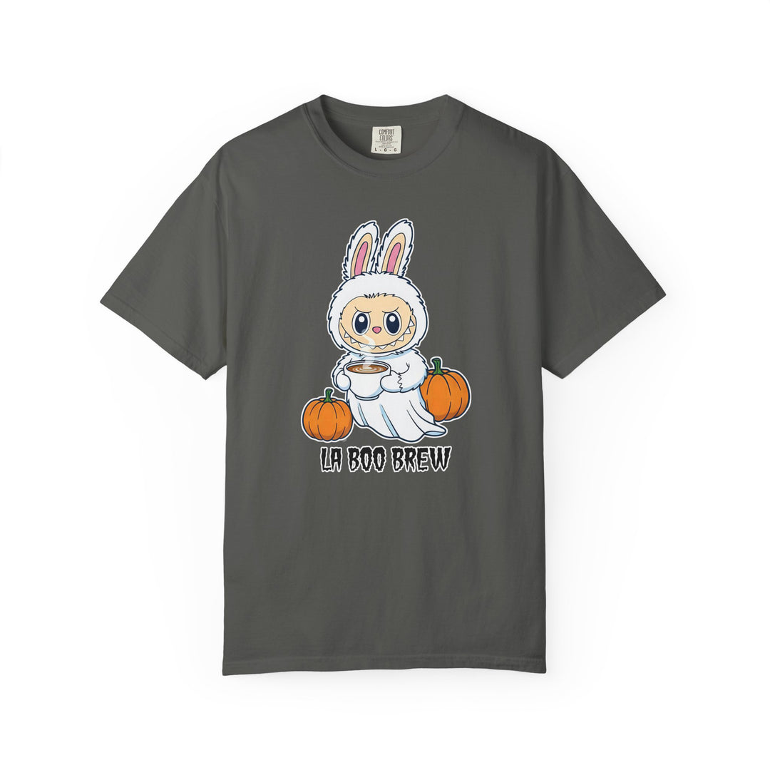 La Boo Brew Womens WUNDERLAND Backyard Dept Halloween Booteek Short Sleeve Tee
