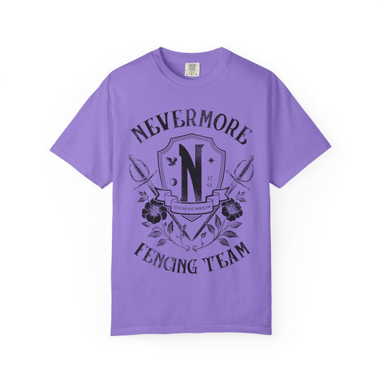 Nevermore Fencing Team Womens WUNDERLAND Backyard Dept Halloween Booteek Short Sleeve Tee