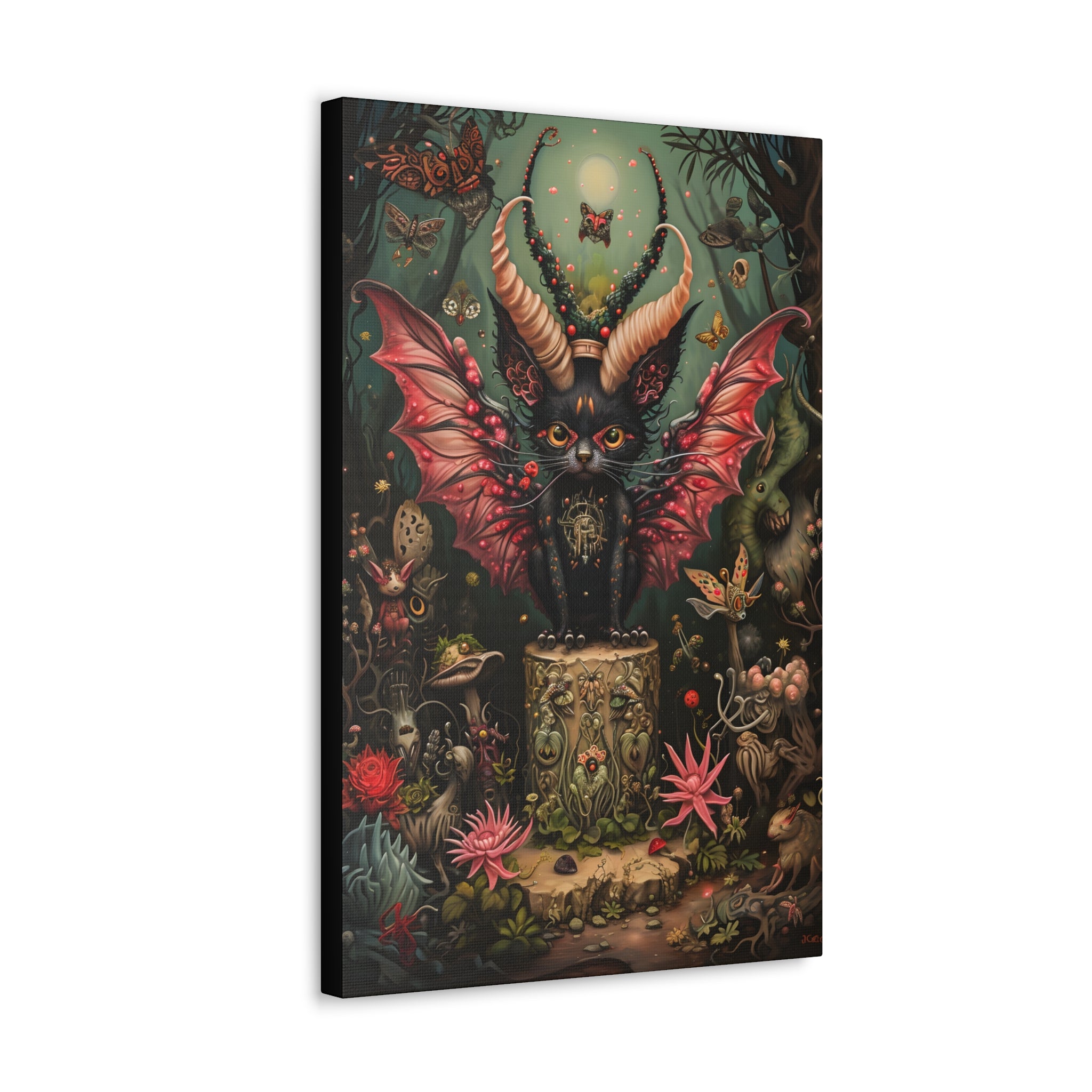 The Secret Meeting Canvas Print