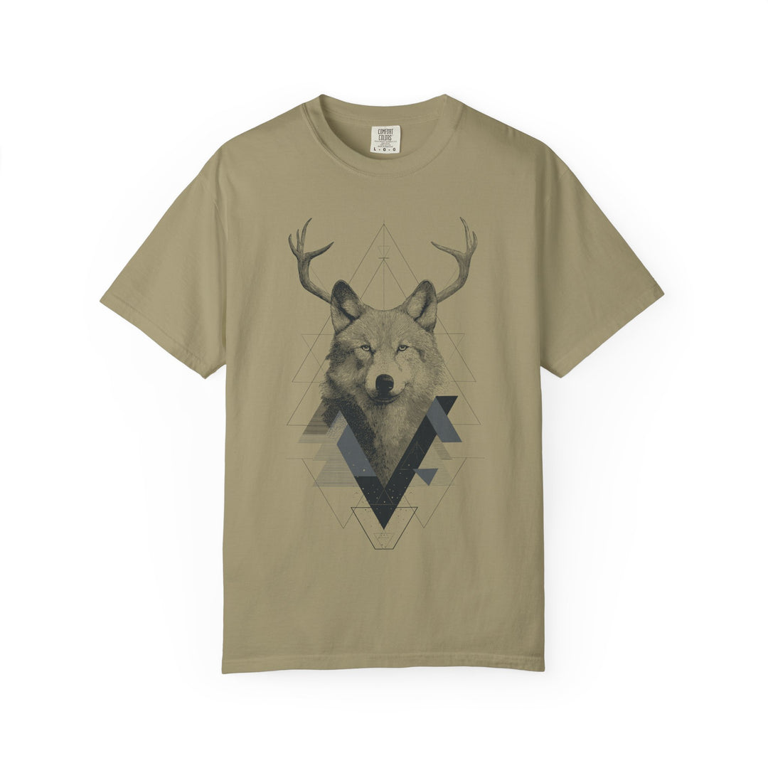 Geo Wolf Mens WUNDERLAND Vibes Short Sleeve Tee