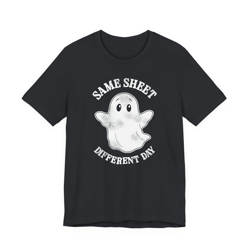 Same Sheet Different Day Women's Halloween Classic Fit Tee