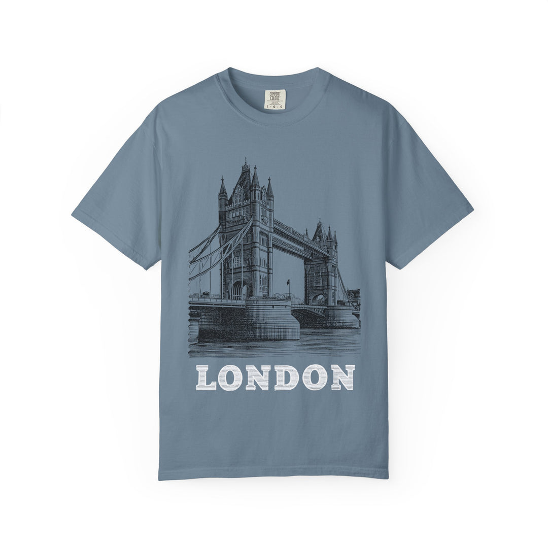 LONDON TOWER BRIDGE VINTAGE Mens WUNDERLAND Heritage Short Sleeve Tee