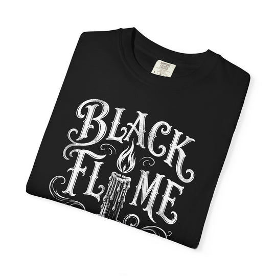Black Flame Candle Co. Vintage Witchy Candle Mens WUNDERLAND Halloween Booteek Short Sleeve Tee