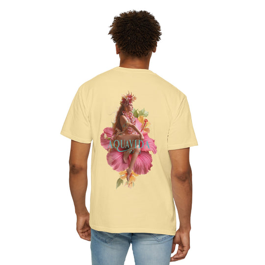 BEAUTY IN BLOOM Mens AQUA VIDA Short Sleeve Tee