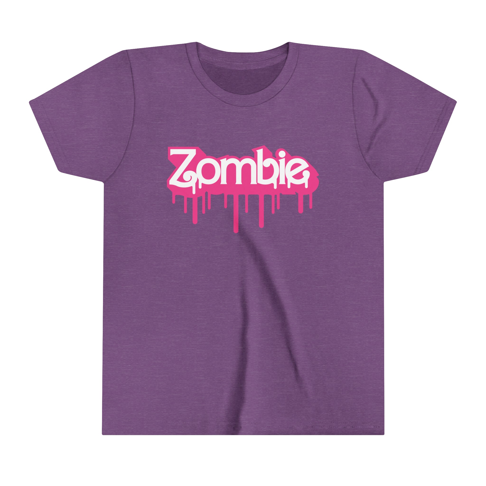 ZOMBIE LOGO Girls Halloween Short Sleeve Tee