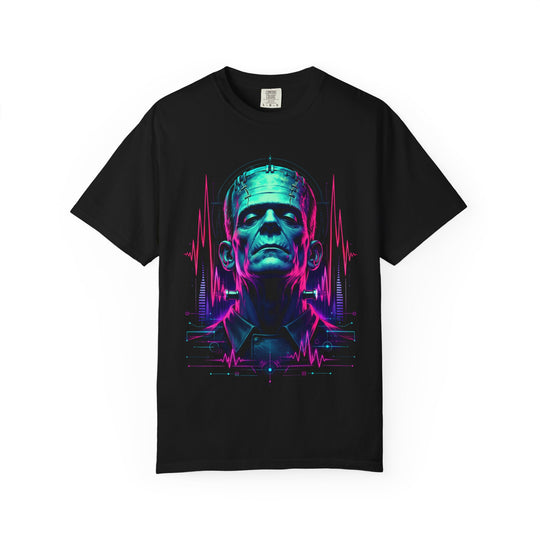 Frankenstein Retro Vaperwave Mens WUNDERLAND Halloween Booteek Short Sleeve Tee