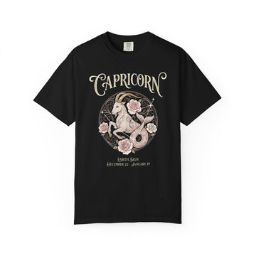 Capricorn Womens L'Atomique Relaxed Fit Comfort Colors Graphic Tee