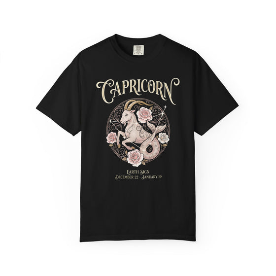 Capricorn Womens L'Atomique Relaxed Fit Comfort Colors Graphic Tee