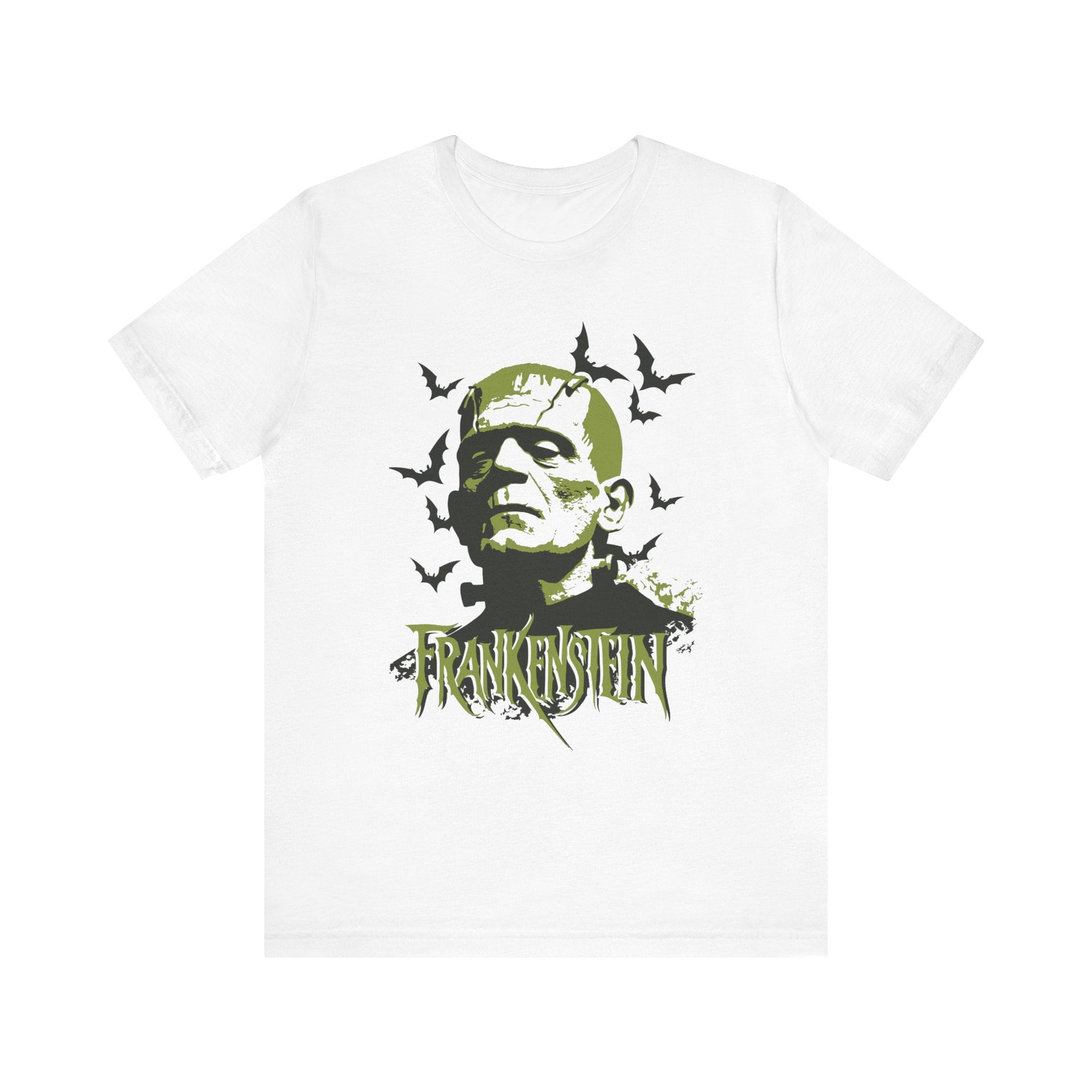 Frankenstein Mens Halloween Booteek Jersey Short Sleeve Tee