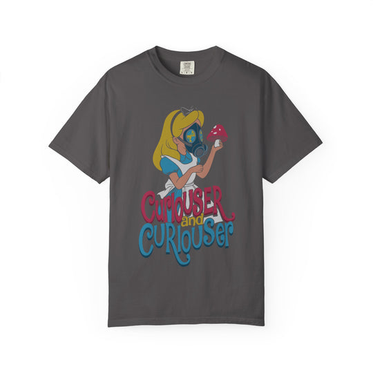 CURIOUSER & CURIOUSER Vintage Mens ATOMYK Short Sleeve Tee