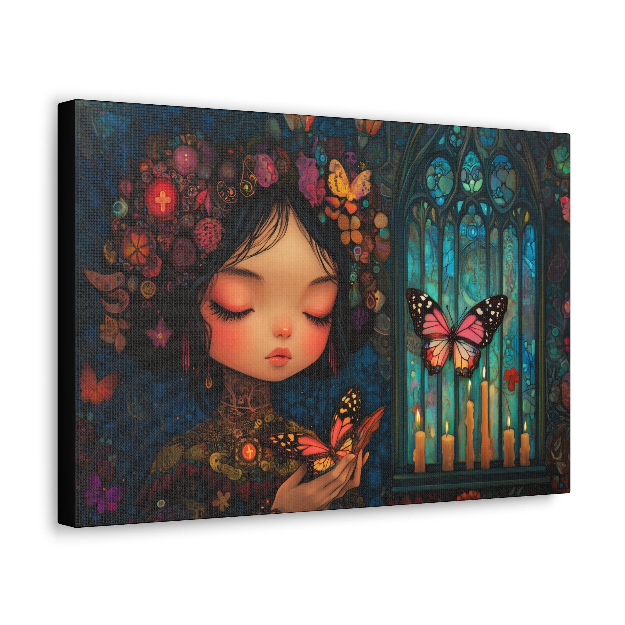 Fluttering Breath Canvas Print