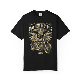 Mayhem Motors Mens WUNDERLAND Short Sleeve Tee