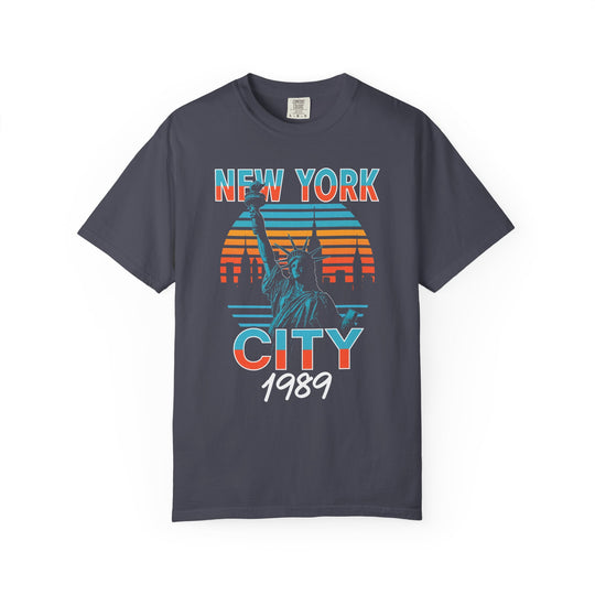 New York City Liberty 1989 Vintage Mens WUNDERLAND Heritage Short Sleeve Tee