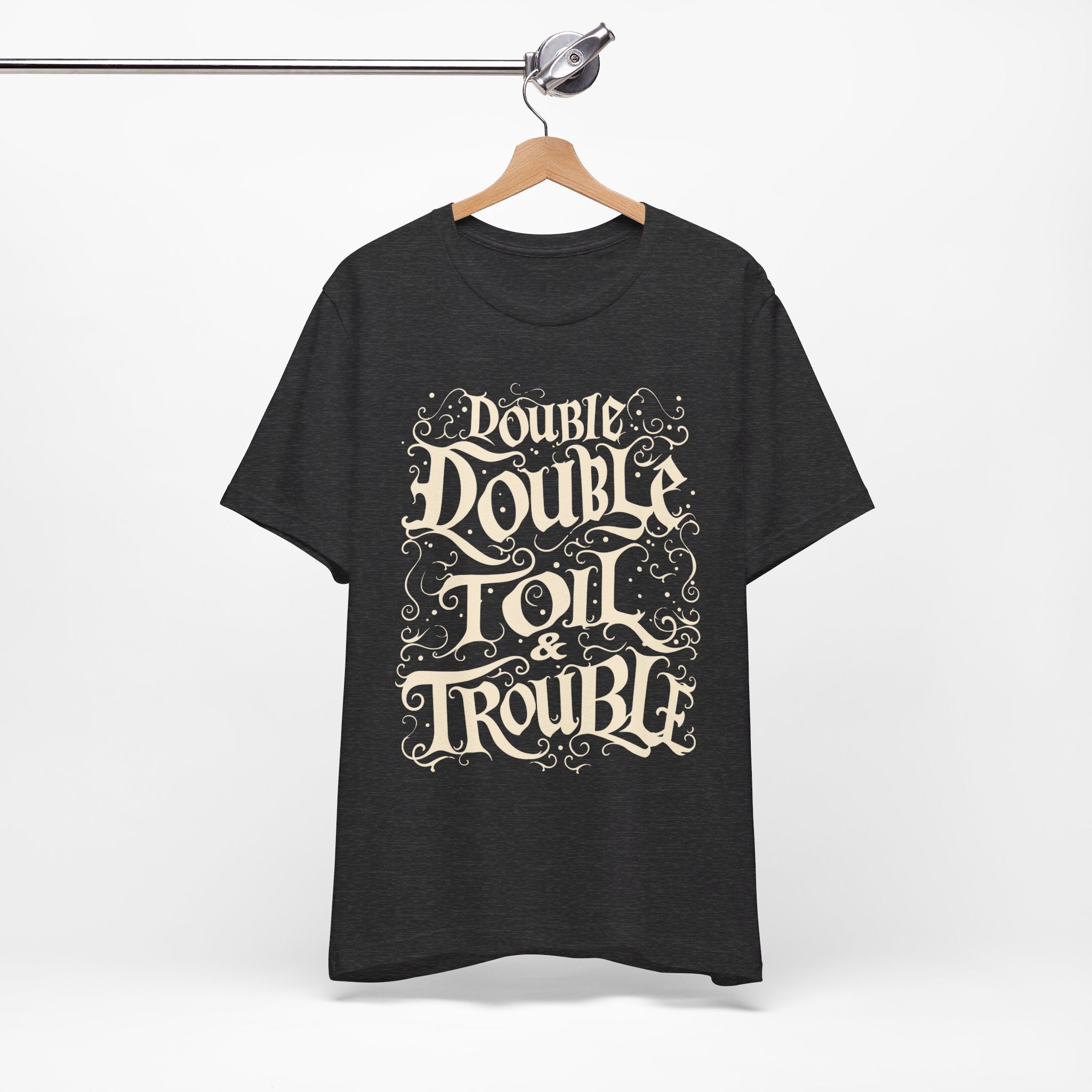 Double Toil & Trouble Womens Halloween Booteek Jersey Short Sleeve Tee