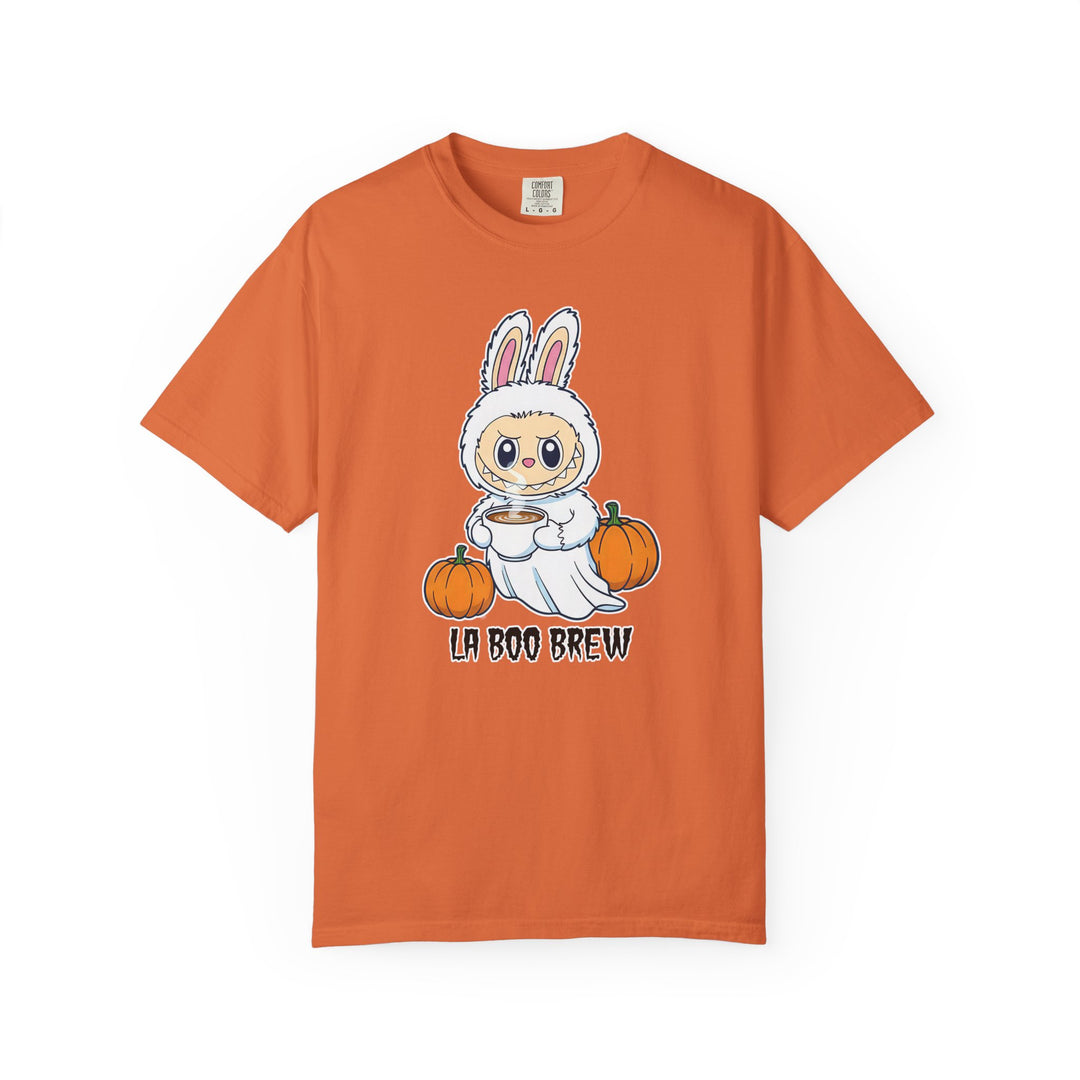 La Boo Brew Womens WUNDERLAND Backyard Dept Halloween Booteek Short Sleeve Tee