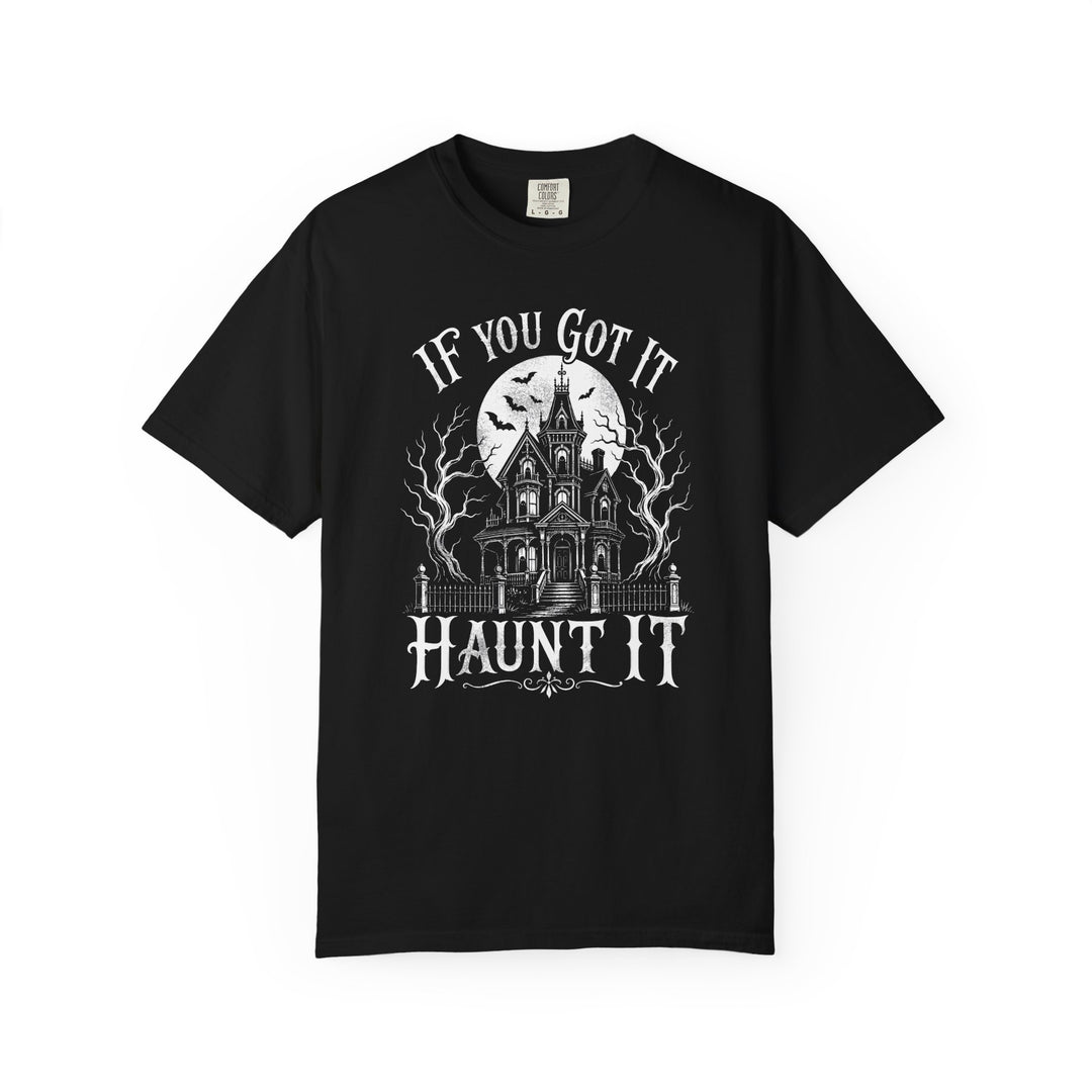 Haunted House "If You Got It, Haunt It" Mens WUNDERLAND Halloween Booteek Short Sleeve Tee