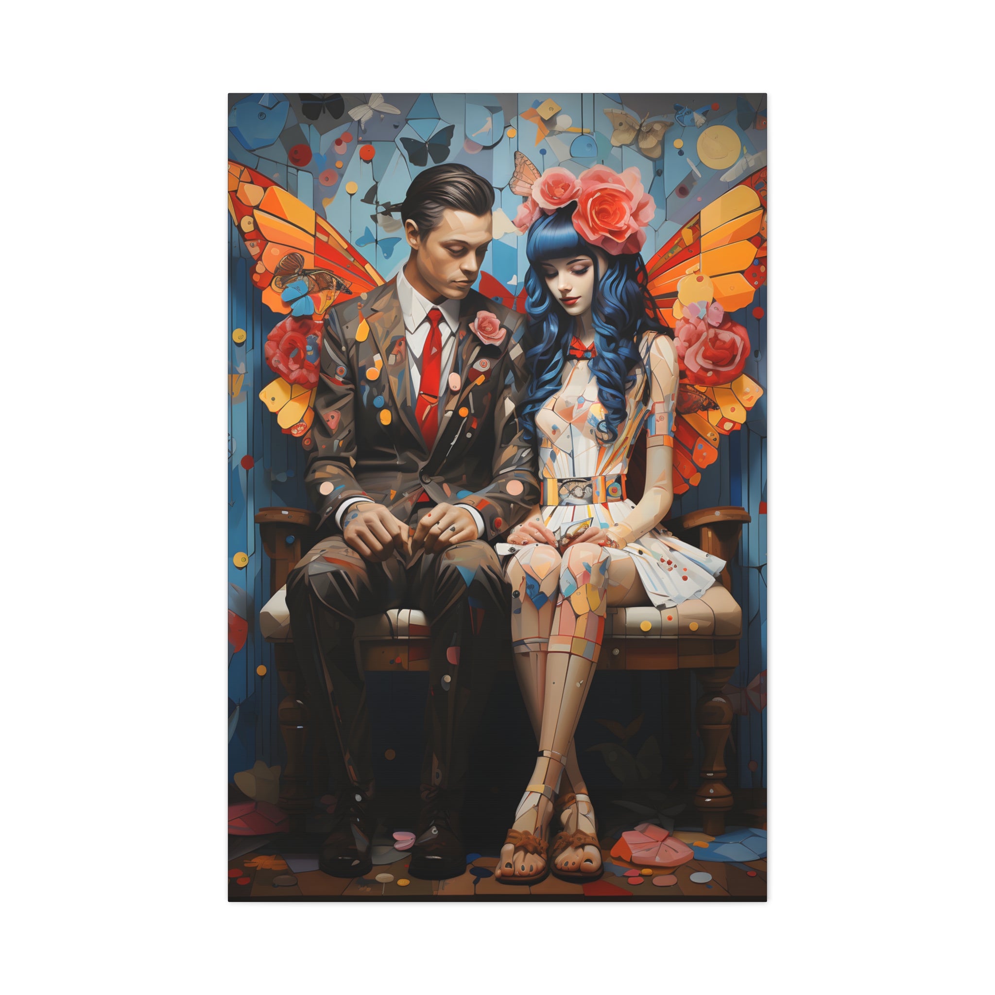 Shivers and Butterflies Canvas Print