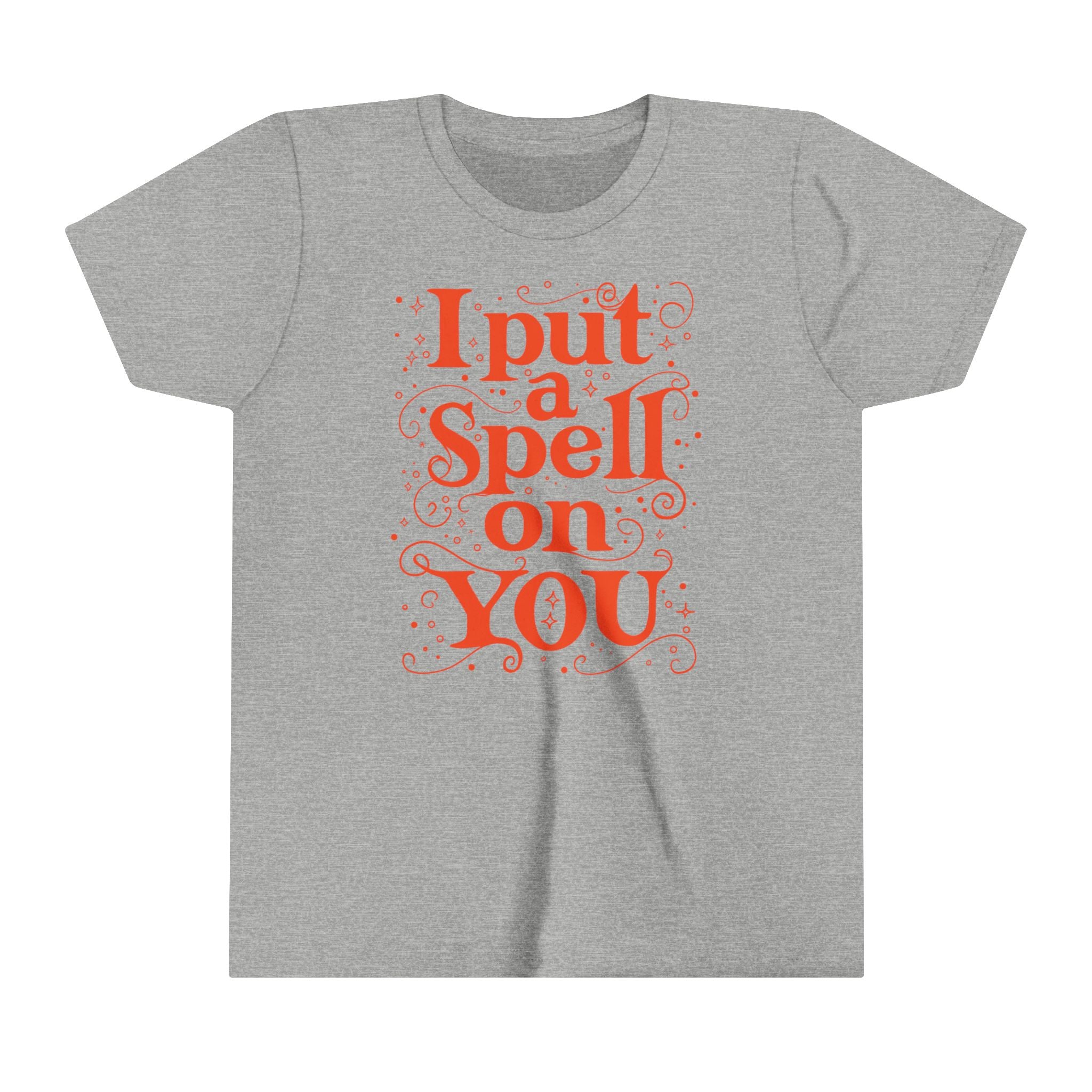 I Put A Spell On You Girls Halloween Short Sleeve Tee