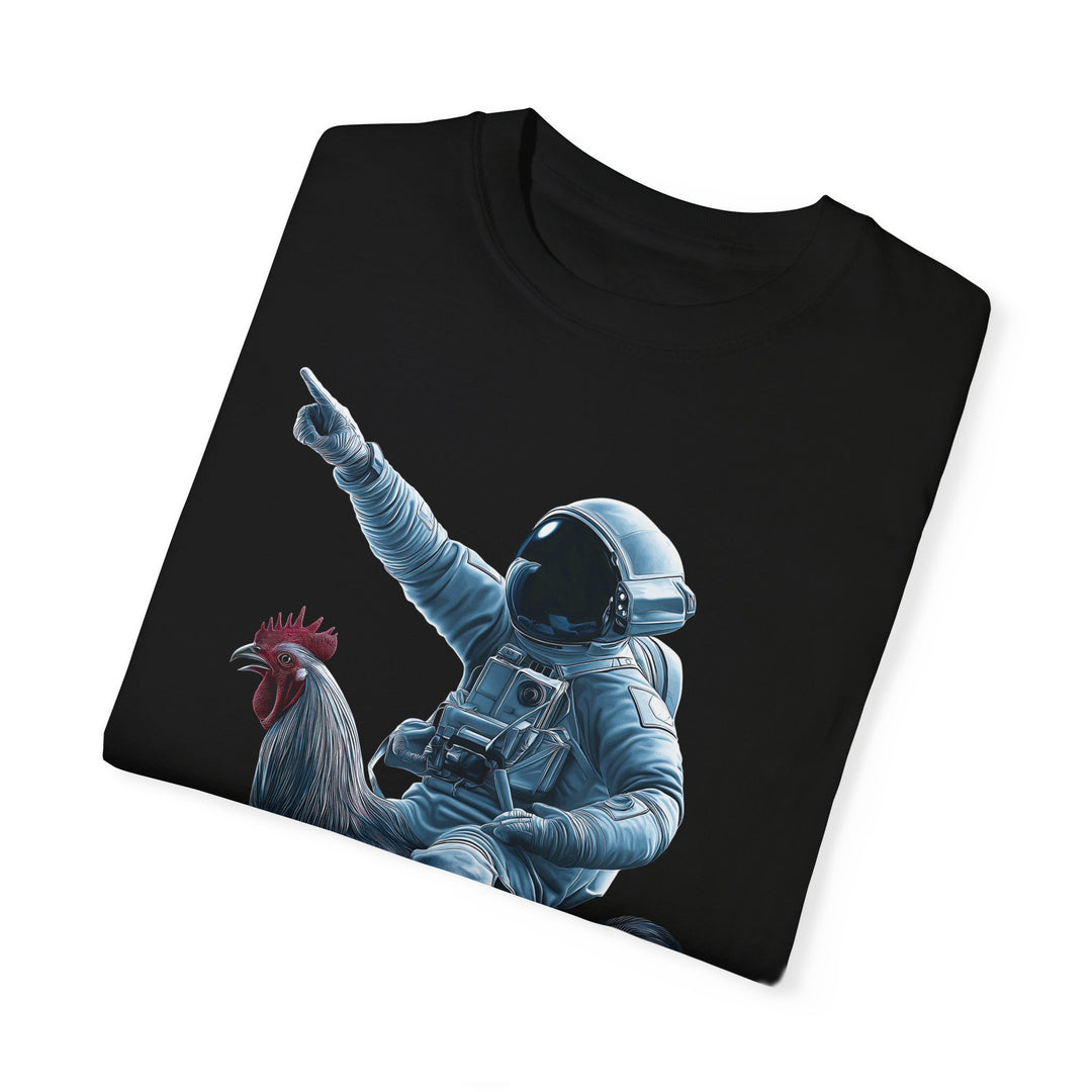 Chicken Run Astronaut Mens WUNDERLAND Short Sleeve Tee