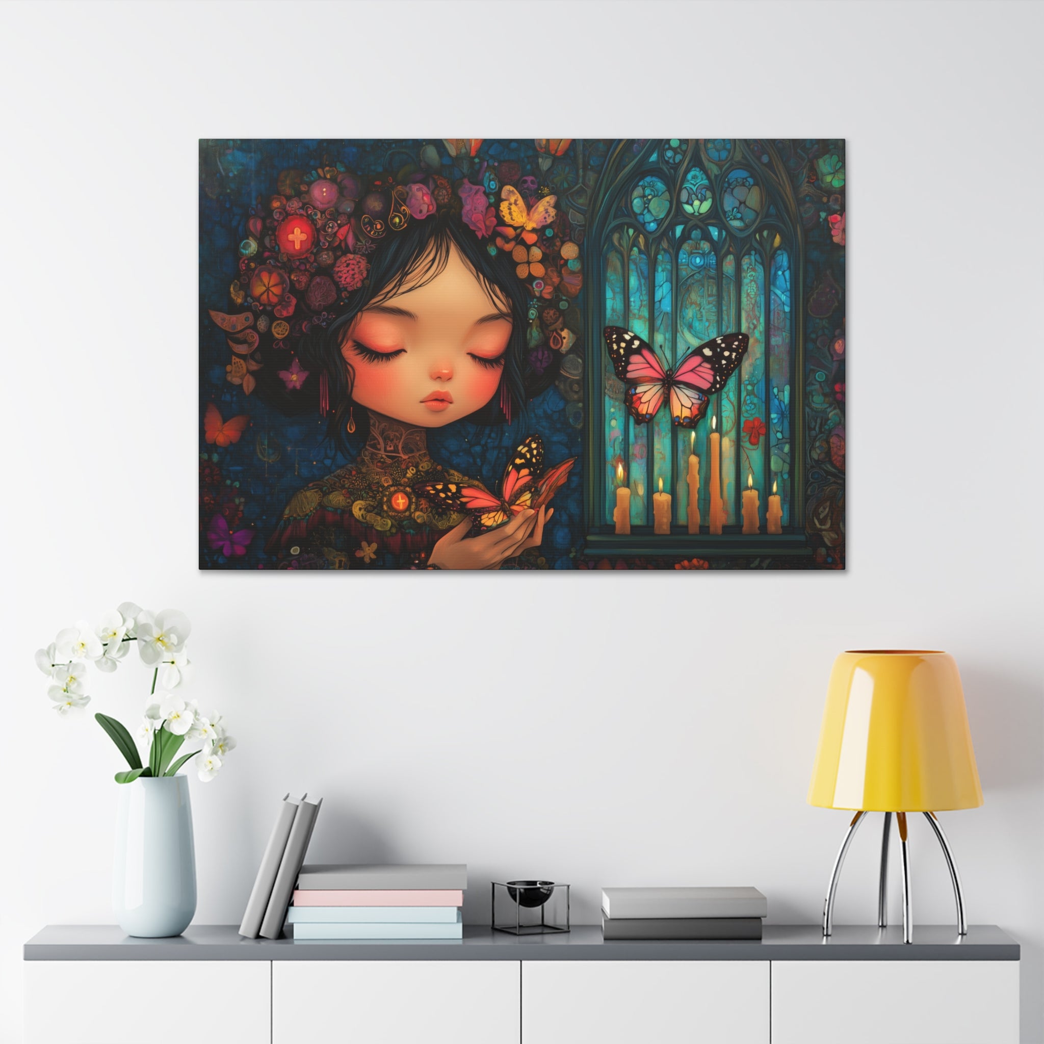 Fluttering Breath Canvas Print