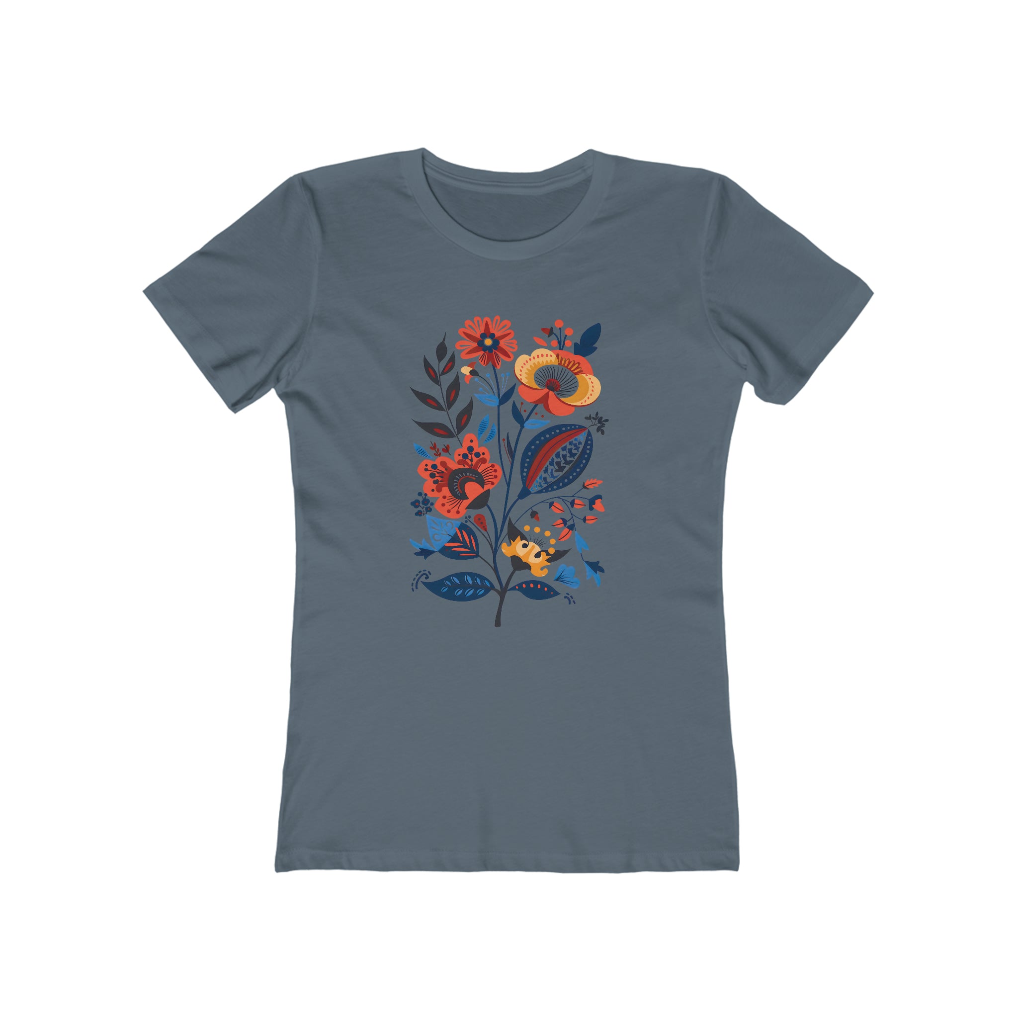 Folklore Floral Womens L'Atomique Graphic Tee