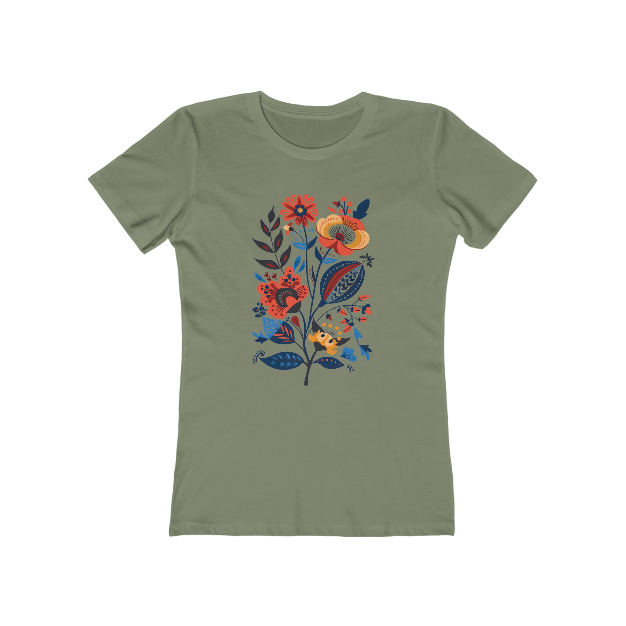 Folklore Floral Womens L'Atomique Graphic Tee