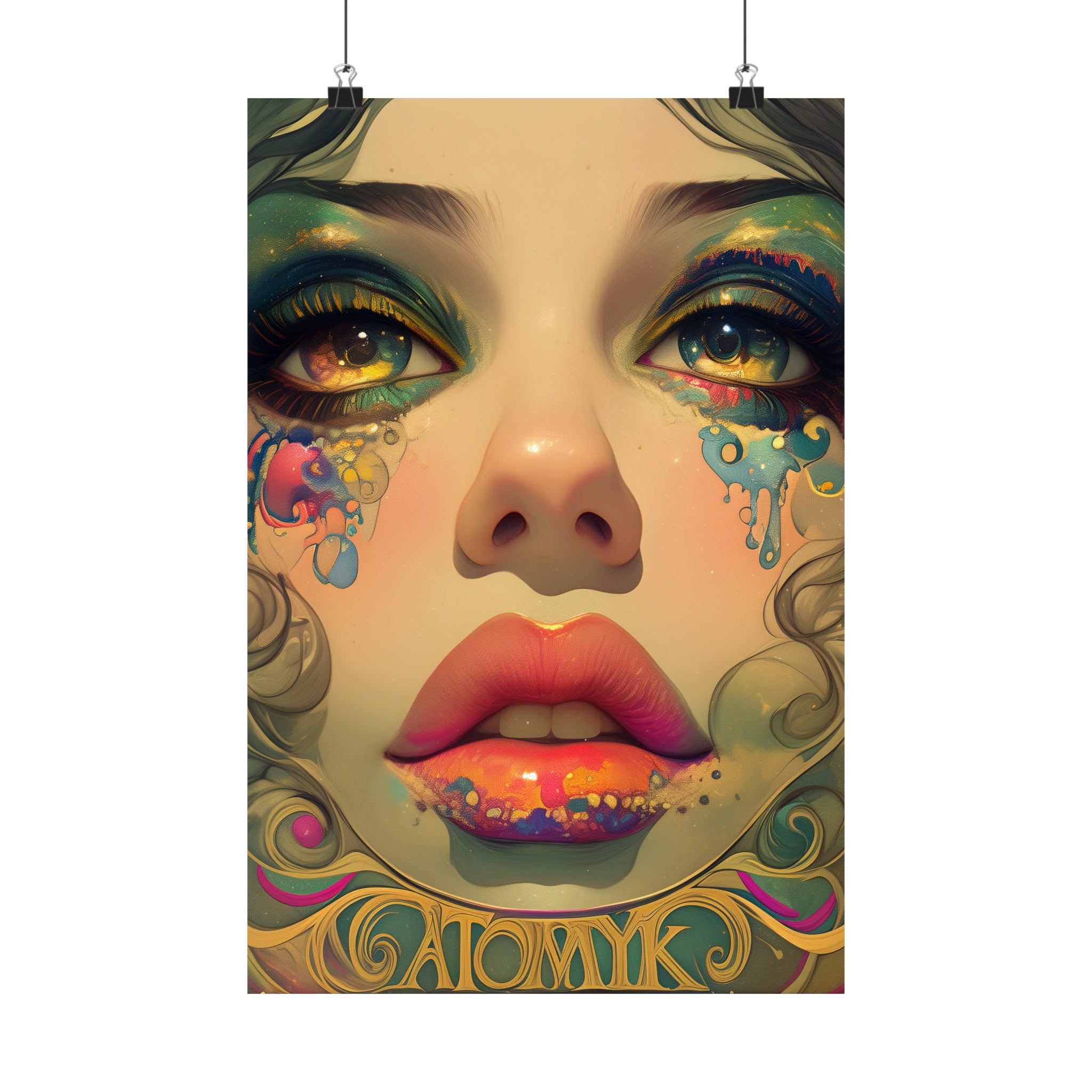 Nouveau Kiss Atomyk POP Premium Matte Vertical Poster