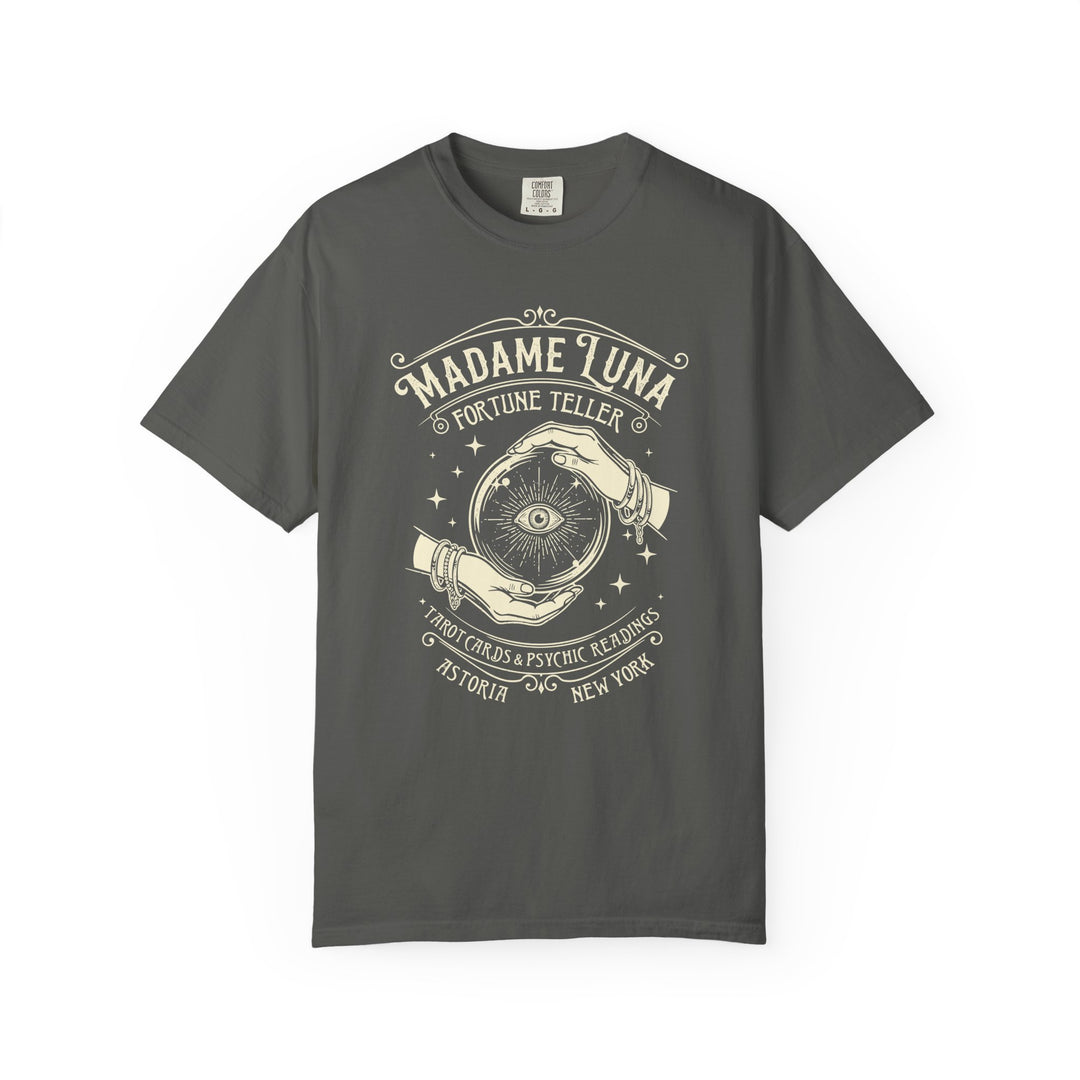 Madame Luna Fortune Teller Womens WUNDERLAND Backyard Dept Halloween Booteek Short Sleeve Tee
