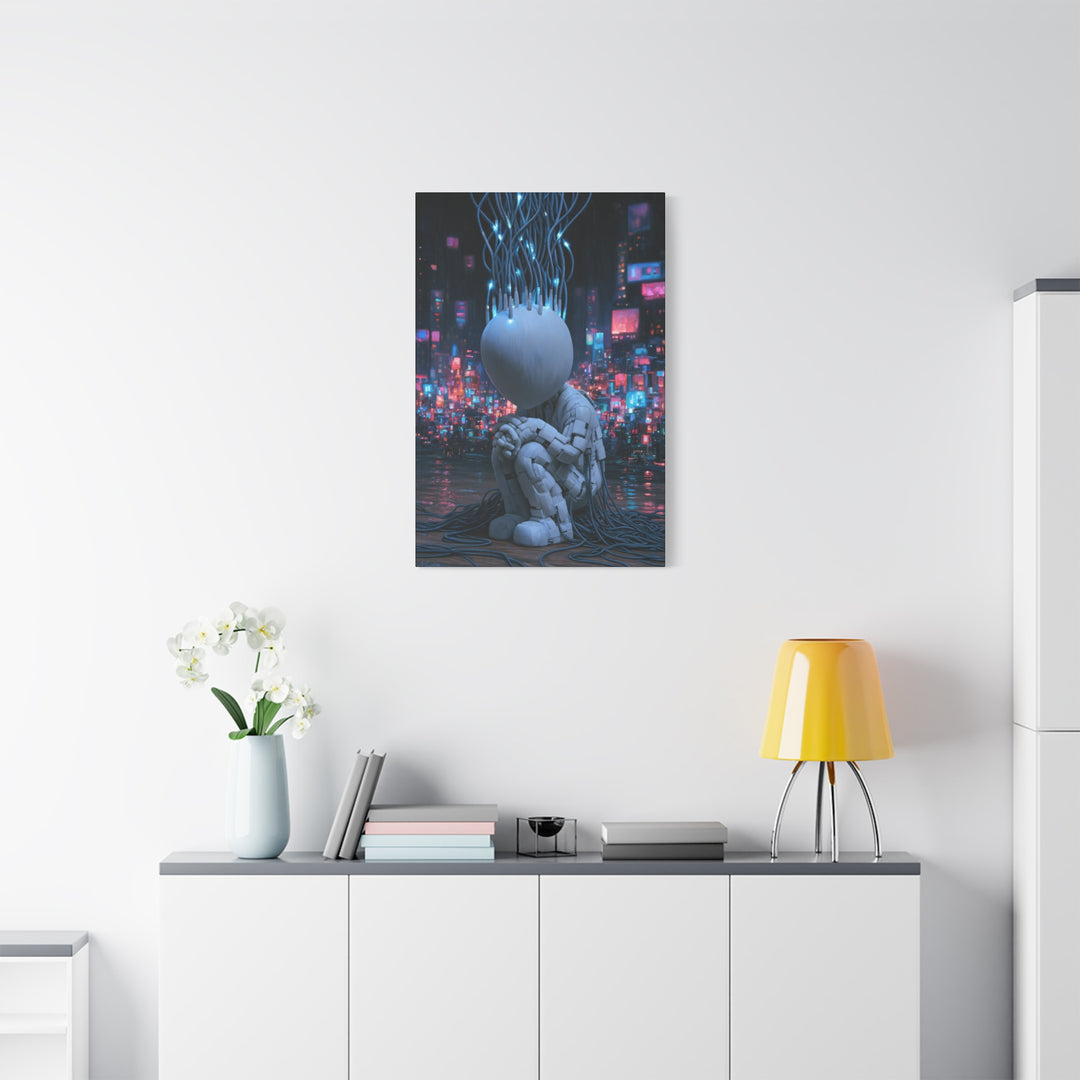 Disconnected Canvas Wall Art