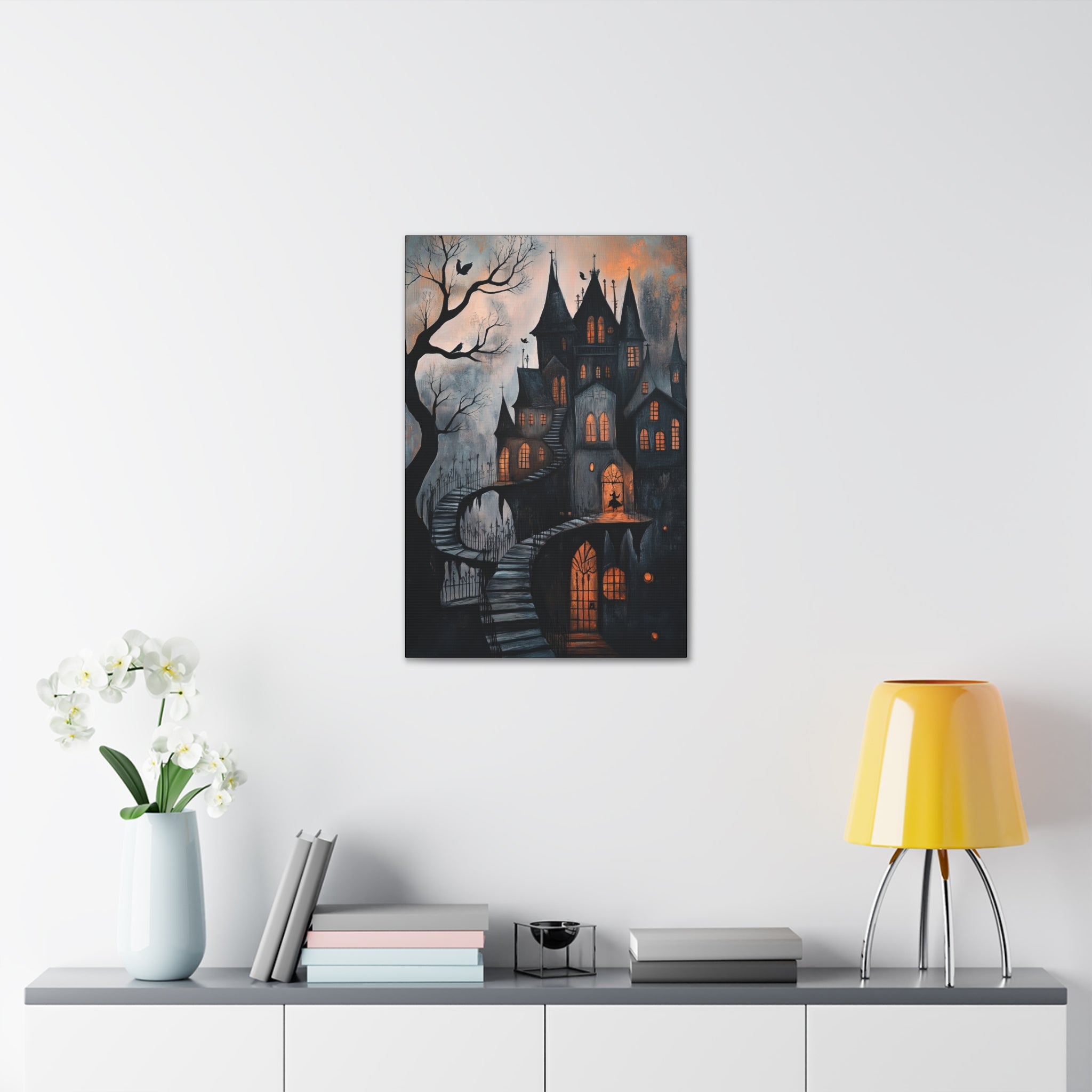 Shadow Town Canvas Print