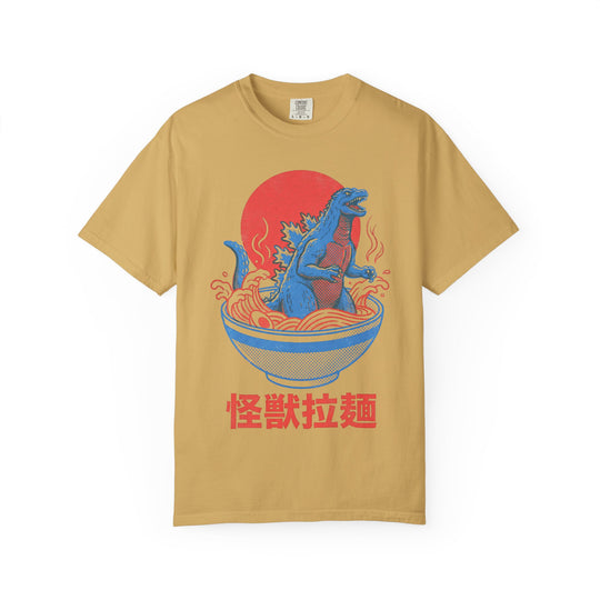 Ramen Kaiju Vintage Poster Mens WUNDERLAND Vibes Short Sleeve Tee