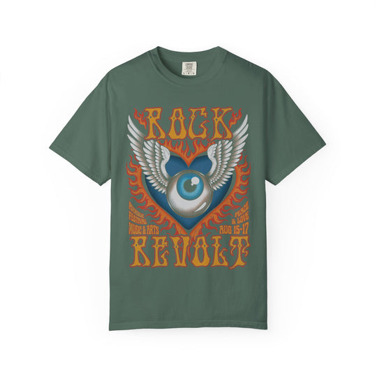 Rock Revolt Music Festival Womens L'Atomique Relaxed Fit Comfort Colors Graphic Tee